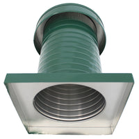 Attic Vent 9" dia with Curb Mount Sub - Base - Keepa Vent | 9" Diameter | Curb Mount Base | 63 Sq. In. NFA - Active Ventilation Products