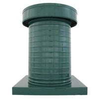Attic Vent 9" dia with Curb Mount Sub - Base - Keepa Vent | 9" Diameter | Curb Mount Base | 63 Sq. In. NFA - Active Ventilation Products