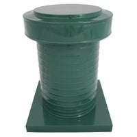 Attic Vent 9" dia with Curb Mount Sub - Base - Keepa Vent | 9" Diameter | Curb Mount Base | 63 Sq. In. NFA - Active Ventilation Products