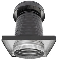 Roof Jack 9" Diameter - Keepa Roof Jack with Curb Mount Flange and Tail Pipe - Active Ventilation Products