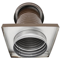 Roof Jack 9" Diameter - Keepa Roof Jack with Curb Mount Flange and Tail Pipe - Active Ventilation Products