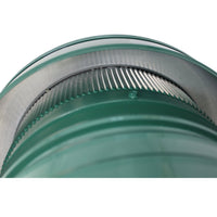 Roof Jack 9" Diameter - Keepa Roof Jack with Curb Mount Flange and Tail Pipe - Active Ventilation Products