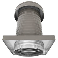 Roof Jack 9" Diameter - Keepa Roof Jack with Curb Mount Flange and Tail Pipe - Active Ventilation Products