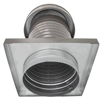 Roof Jack 9" Diameter - Keepa Roof Jack with Curb Mount Flange and Tail Pipe - Active Ventilation Products