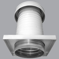 Roof Jack 9" Diameter - Keepa Roof Jack with Curb Mount Flange and Tail Pipe - Active Ventilation Products