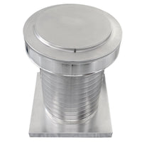 Roof Jack 9" Diameter - Keepa Roof Jack with Curb Mount Flange and Tail Pipe - Active Ventilation Products