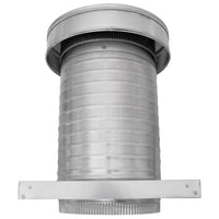 Roof Jack 9" Diameter - Keepa Roof Jack with Curb Mount Flange and Tail Pipe - Active Ventilation Products