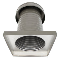 Attic Vent 9" dia with Curb Mount Sub - Base - Keepa Vent | 9" Diameter | Curb Mount Base | 63 Sq. In. NFA - Active Ventilation Products