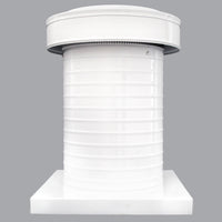Attic Vent 9" dia with Curb Mount Sub - Base - Keepa Vent | 9" Diameter | Curb Mount Base | 63 Sq. In. NFA - Active Ventilation Products