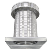 Attic Vent 9" dia with Curb Mount Sub - Base - Keepa Vent | 9" Diameter | Curb Mount Base | 63 Sq. In. NFA - Active Ventilation Products