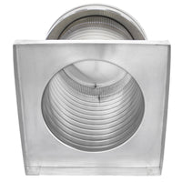Attic Vent 9" dia with Curb Mount Sub - Base - Keepa Vent | 9" Diameter | Curb Mount Base | 63 Sq. In. NFA - Active Ventilation Products