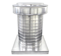 Attic Vent 9" dia with Curb Mount Sub - Base - Keepa Vent | 9" Diameter | Curb Mount Base | 63 Sq. In. NFA - Active Ventilation Products