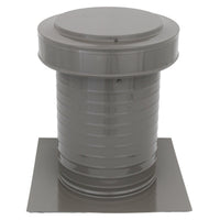 Flat Roof Attic Vent - Keepa Vent | 9" Diameter | Flat Flange | 63 Sq. In. NFA - Active Ventilation Products