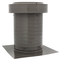 Flat Roof Attic Vent - Keepa Vent | 9" Diameter | Flat Flange | 63 Sq. In. NFA - Active Ventilation Products