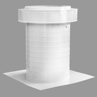 Flat Roof Attic Vent - Keepa Vent | 9" Diameter | Flat Flange | 63 Sq. In. NFA - Active Ventilation Products