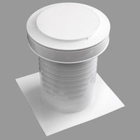 Flat Roof Attic Vent - Keepa Vent | 9" Diameter | Flat Flange | 63 Sq. In. NFA - Active Ventilation Products