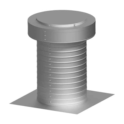 Flat Roof Attic Vent - Keepa Vent | 9" Diameter | Flat Flange | 63 Sq. In. NFA