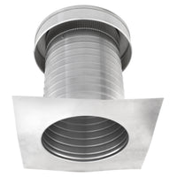 Flat Roof Attic Vent - Keepa Vent | 9" Diameter | Flat Flange | 63 Sq. In. NFA - Active Ventilation Products