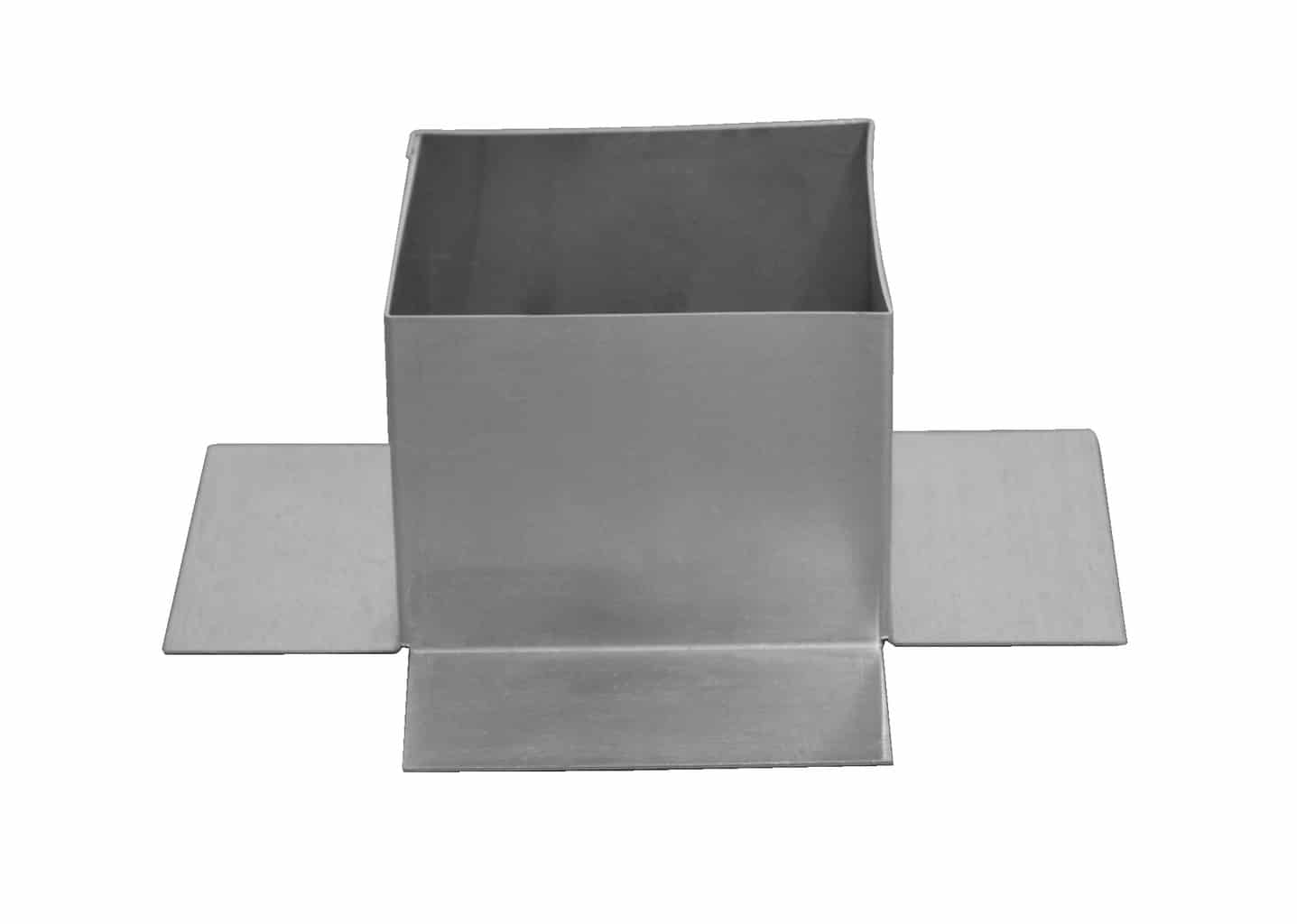 PP-4x4-H3 | Pitch Pan - Pitch Pocket  |  4" x 4" Wide - 3" Tall