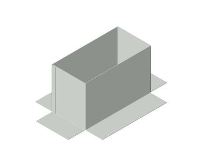Pitch Pan - Pitch Pocket 4" x 8" Wide - 5" Tall