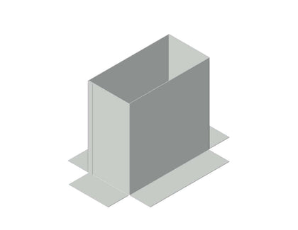 Pitch Pan - Pitch Pocket 4" x 8" Wide - 8" Tall