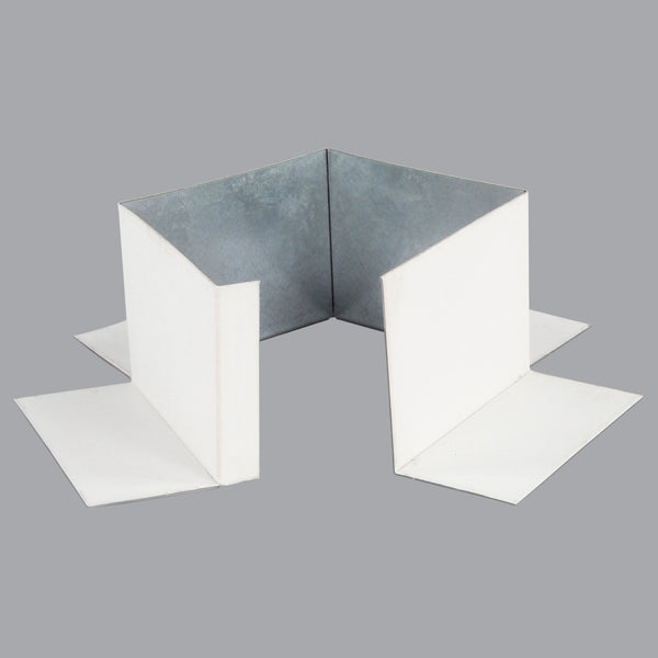 TPO Clad Steel Pitch Pan - Pitch Pocket 4" x 4" Wide - 3" Tall - Active Ventilation Products