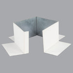 TPO Clad Steel Pitch Pan - Pitch Pocket 4" x 4" Wide - 3" Tall - Active Ventilation Products