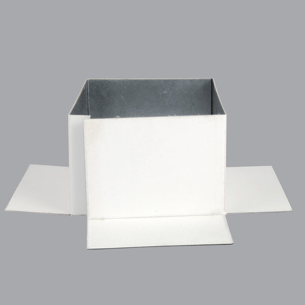 TPO Clad Steel Pitch Pan - Pitch Pocket 4" x 4" Wide - 3" Tall - Active Ventilation Products