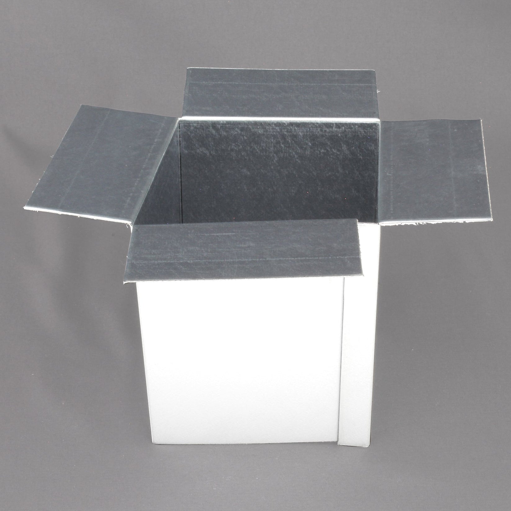 TPO Clad Steel Pitch Pan - Pitch Pocket 4" x 4" Wide - 5" Tall - Active Ventilation Products