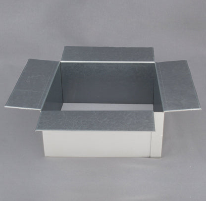 TPO Clad Steel Pitch Pan - Pitch Pocket 6" x 6" Wide - 3" Tall - Active Ventilation Products