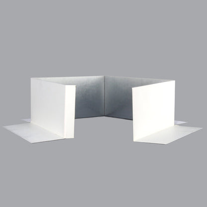 TPO Clad Steel Pitch Pan - Pitch Pocket 6" x 6" Wide - 3" Tall - Active Ventilation Products