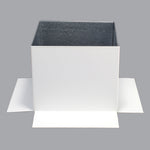 TPO Clad Steel Pitch Pan - Pitch Pocket 6" x 6" Wide - 5" Tall - Active Ventilation Products