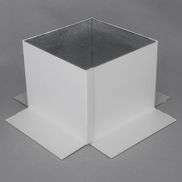 Pitch Pan Pitch Pocket TPO Clad Steel 6 inches square 3 inches high