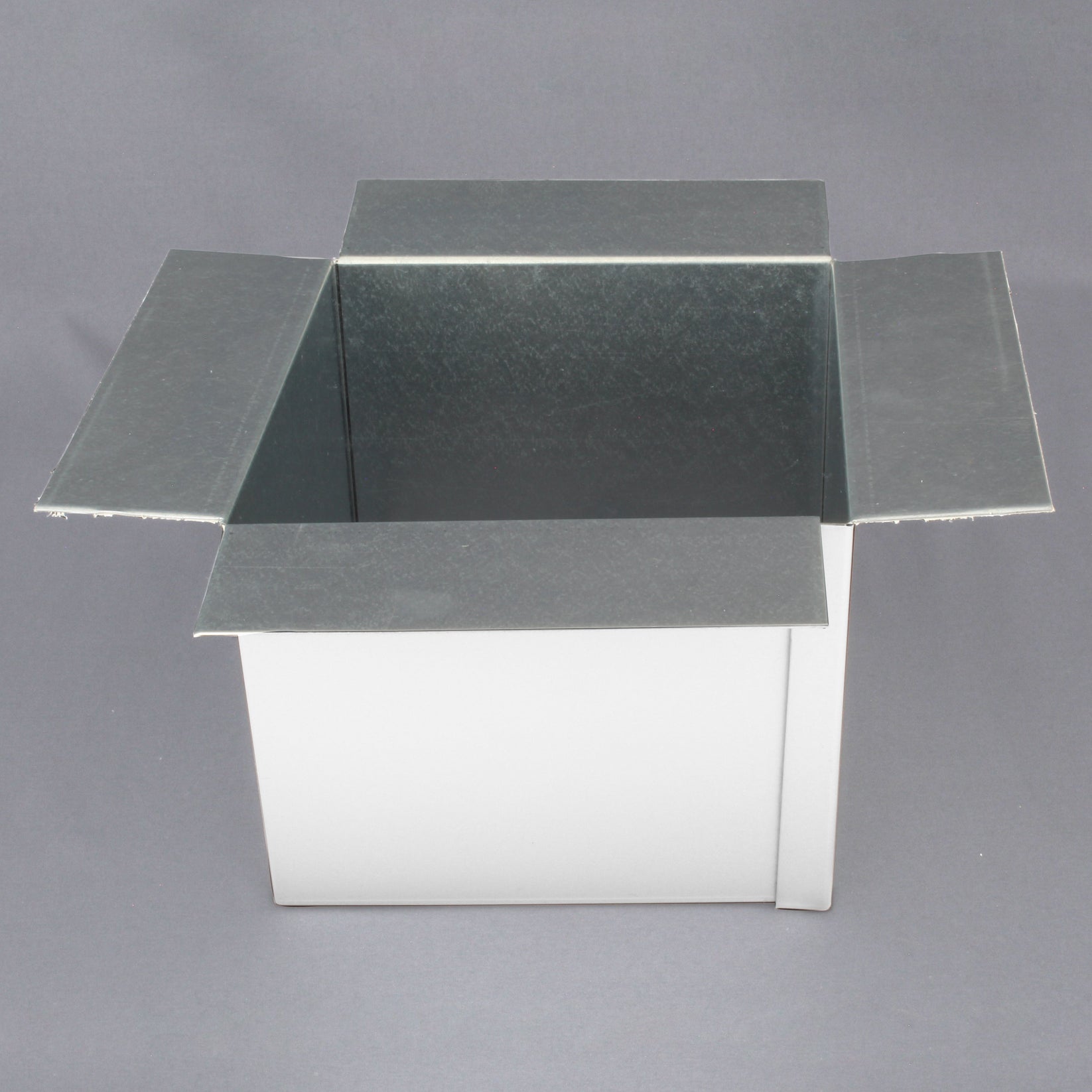 Pitch Pan Pitch Pocket TPO Clad Steel 6 inches square 5 inches high