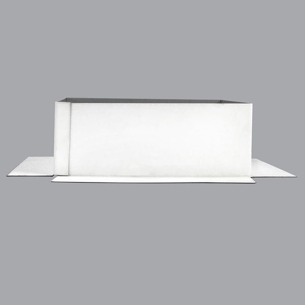 TPO Clad Steel Pitch Pan - Pitch Pocket 8" x 8" Wide - 3" Tall - Active Ventilation Products