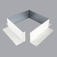 TPO Clad Steel Pitch Pan - Pitch Pocket 8" x 8" Wide - 3" Tall - Active Ventilation Products