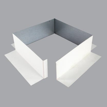 TPO Clad Steel Pitch Pan - Pitch Pocket 8" x 8" Wide - 3" Tall - Active Ventilation Products