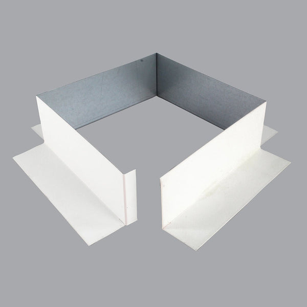 TPO Clad Steel Pitch Pan - Pitch Pocket 8" x 8" Wide - 3" Tall - Active Ventilation Products