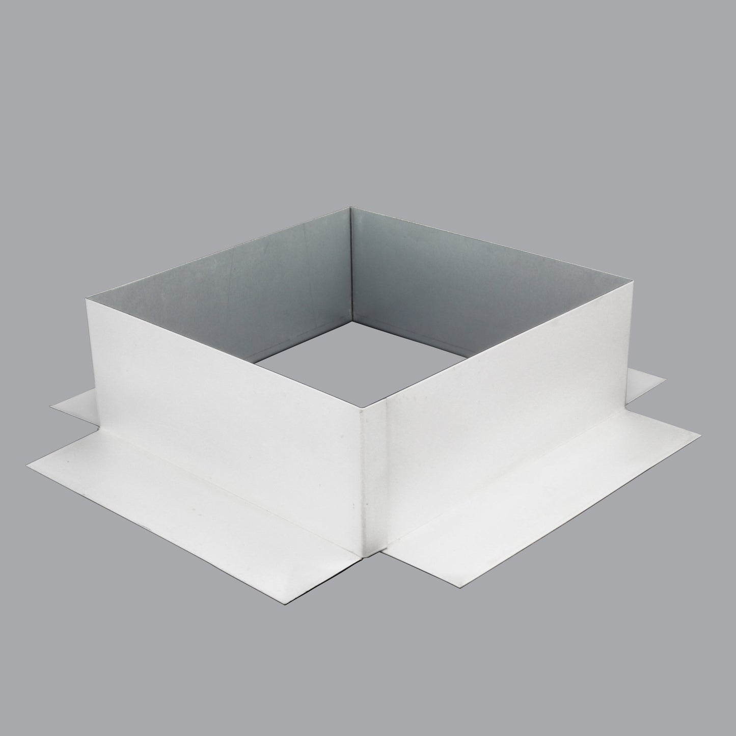 TPO Clad Steel Pitch Pan - Pitch Pocket 8" x 8" Wide - 3" Tall - Active Ventilation Products