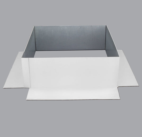 TPO Clad Steel Pitch Pan - Pitch Pocket 8" x 8" Wide - 3" Tall - Active Ventilation Products