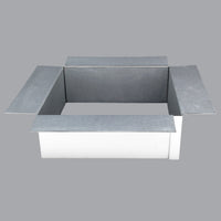 TPO Clad Steel Pitch Pan - Pitch Pocket 8" x 8" Wide - 3" Tall