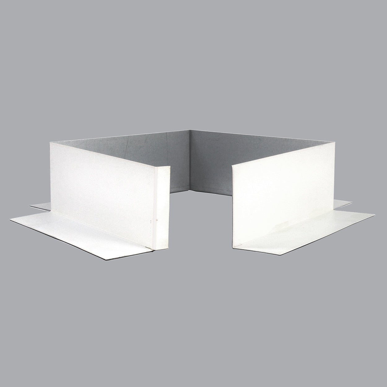 TPO Clad Steel Pitch Pan - Pitch Pocket 8" x 8" Wide - 3" Tall - Active Ventilation Products