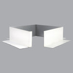 TPO Clad Steel Pitch Pan - Pitch Pocket 8" x 8" Wide - 3" Tall - Active Ventilation Products