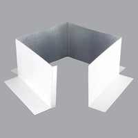 TPO Clad Steel Pitch Pan - Pitch Pocket 8" x 8" Wide - 5" Tall - Active Ventilation Products