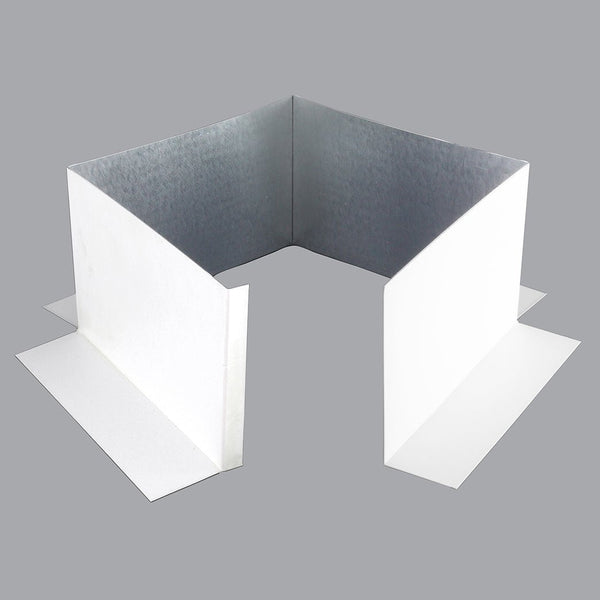 TPO Clad Steel Pitch Pan - Pitch Pocket 8" x 8" Wide - 5" Tall - Active Ventilation Products