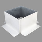 TPO Clad Steel Pitch Pan - Pitch Pocket 8" x 8" Wide - 5" Tall