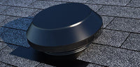 Roof Louver - Pop Vent | 12" Diameter | 1" Tall Collar | Flat Flange | 113 Sq. In. NFA - Active Ventilation Products