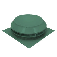 Roof Louver - Pop Vent | 12" Diameter | 1" Tall Collar | Flat Flange | 113 Sq. In. NFA - Active Ventilation Products