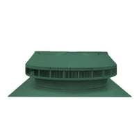 Roof Louver - Pop Vent | 12" Diameter | 1" Tall Collar | Flat Flange | 113 Sq. In. NFA - Active Ventilation Products