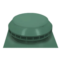 Roof Louver - Pop Vent | 12" Diameter | 1" Tall Collar | Flat Flange | 113 Sq. In. NFA - Active Ventilation Products